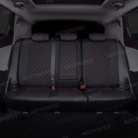 Чехлы Автопилот Экокожа Ромб на Nissan Tiida седан 2004-2014 г.в. Чехлы Автопилот Экокожа Ромб на Nissan Tiida седан 2004-2014 г.в.