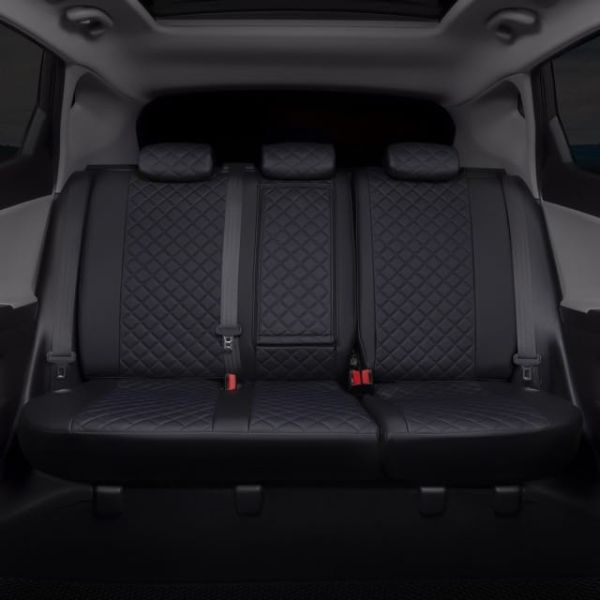 Чехлы Автопилот Экокожа Ромб на Nissan Tiida седан 2004-2014 г.в. Чехлы Автопилот Экокожа Ромб на Nissan Tiida седан 2004-2014 г.в.