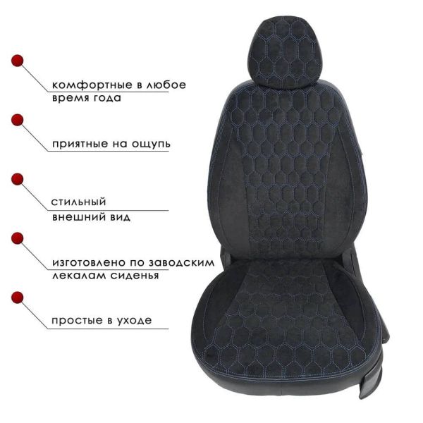 Чехлы Велюр на Haval Jolion Чехлы Велюр на Haval Jolion