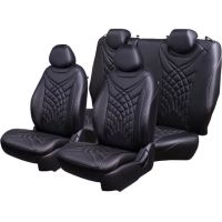 Чехлы Премиум Экокожа Байрон Президент|Жук на Nissan Tiida седан 2004-2014 г.в. Чехлы Премиум Экокожа Байрон Президент|Жук на Nissan Tiida седан 2004-2014 г.в.