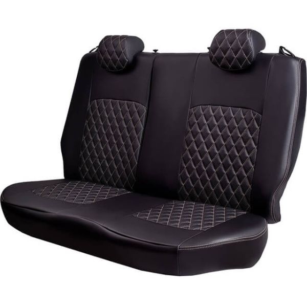 Чехлы Экокожа Турин Ромб на Nissan Tiida седан 2004-2014 г.в. Чехлы Экокожа Турин Ромб на Nissan Tiida седан 2004-2014 г.в.