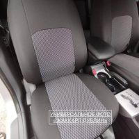 Чехлы Жаккард на Nissan Tiida седан 2004-2014 г.в. Чехлы Жаккард на Nissan Tiida седан 2004-2014 г.в.