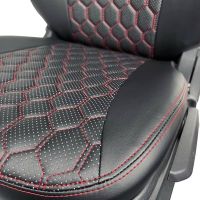 Чехлы Экокожа Ромб на Mitsubishi ASX Чехлы Экокожа Ромб на Mitsubishi ASX